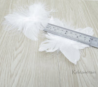 人形用 ドール服の材料 ドール専用 天使の羽根 4インチx4.5インチ 手作り製 天使の翼 天使の羽 コスプレ 小物 DIY 手芸 ホワイト 2個入