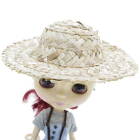 ネオブライス ドール専用 人形用 麦わら帽子 内径8.5cm 外径18cm DIY